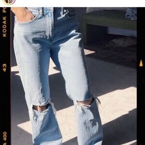 Abercrombie curve love 90s relaxed Jean high rise size 6